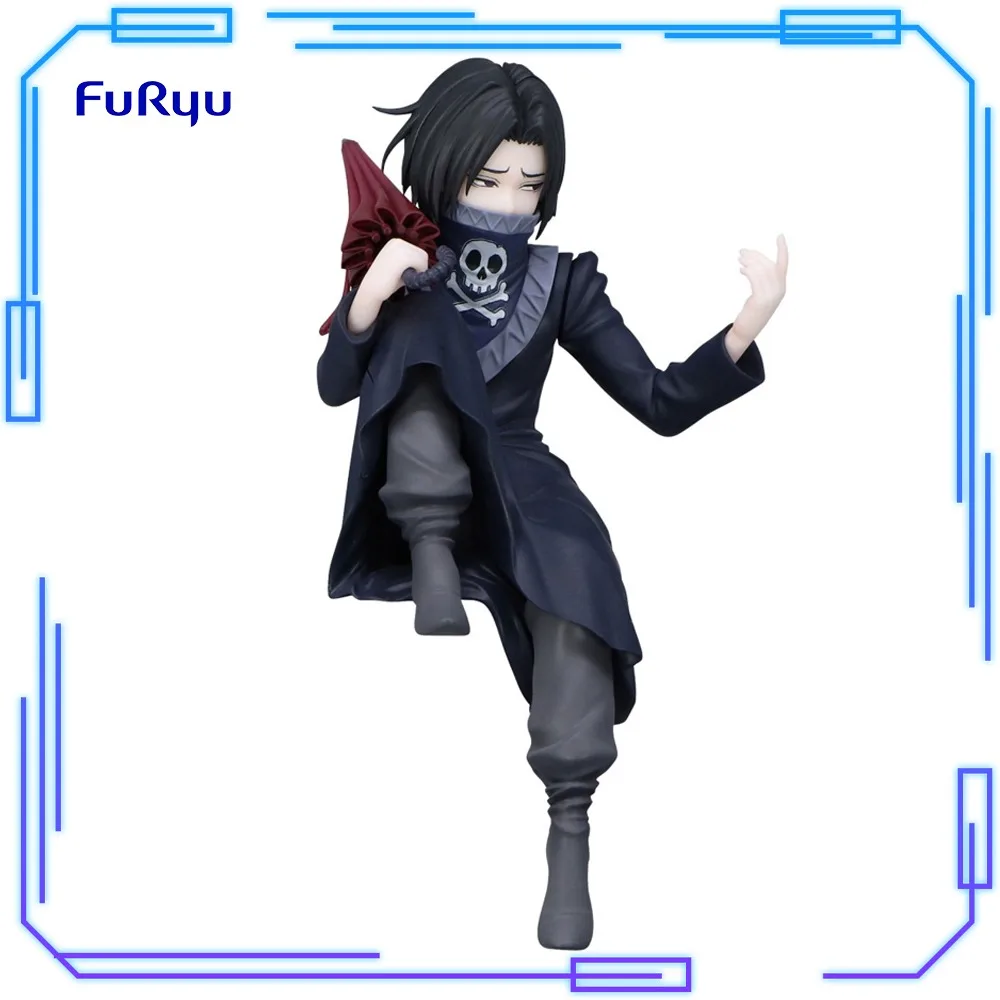 Фото В наличии FuRyu оригинальные аниме HUNTER×HUNTER Feitan Portor 14 см, коллекционные модели, игрушечные фигурки с лапшой, рождественский подарок №1