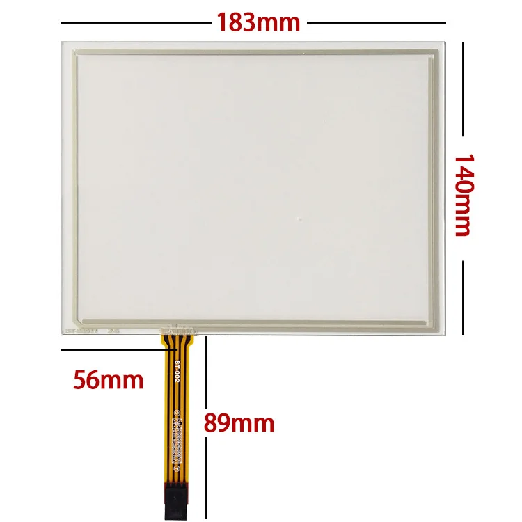 

For 8inch 183*141MM 4-Wire Cable Ancho Digitizer Resistive Touch Screen Panel Resistance Sensor