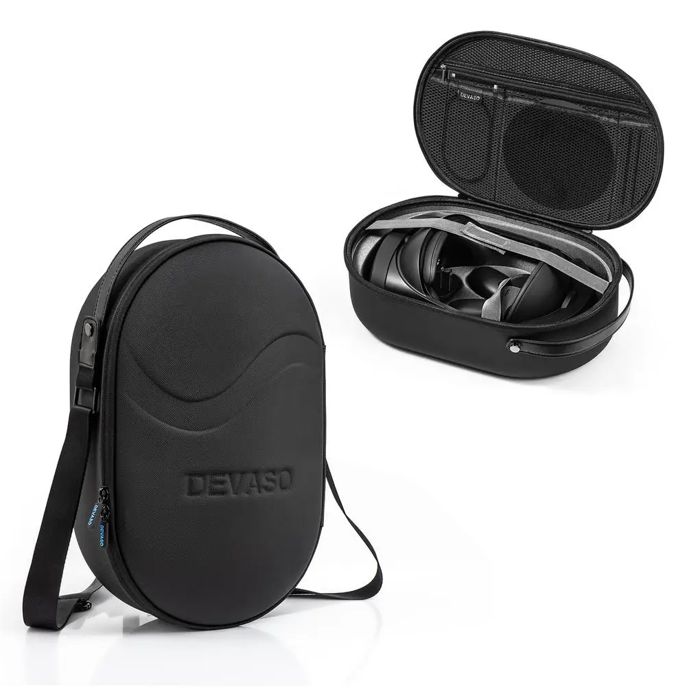 

1 Pcs Portable Storage Bag Travel Carrying Case Hard Handbag Vr Accessories Compatible For Meta Quest Pro Vr Glasses