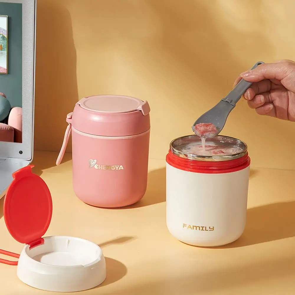 Steel Lunch Mug Thermos Cup Insulated Oatmeal Soup Cup Coffee Mug Traveling Cup Microwaveable Milk Breakfast Cup
