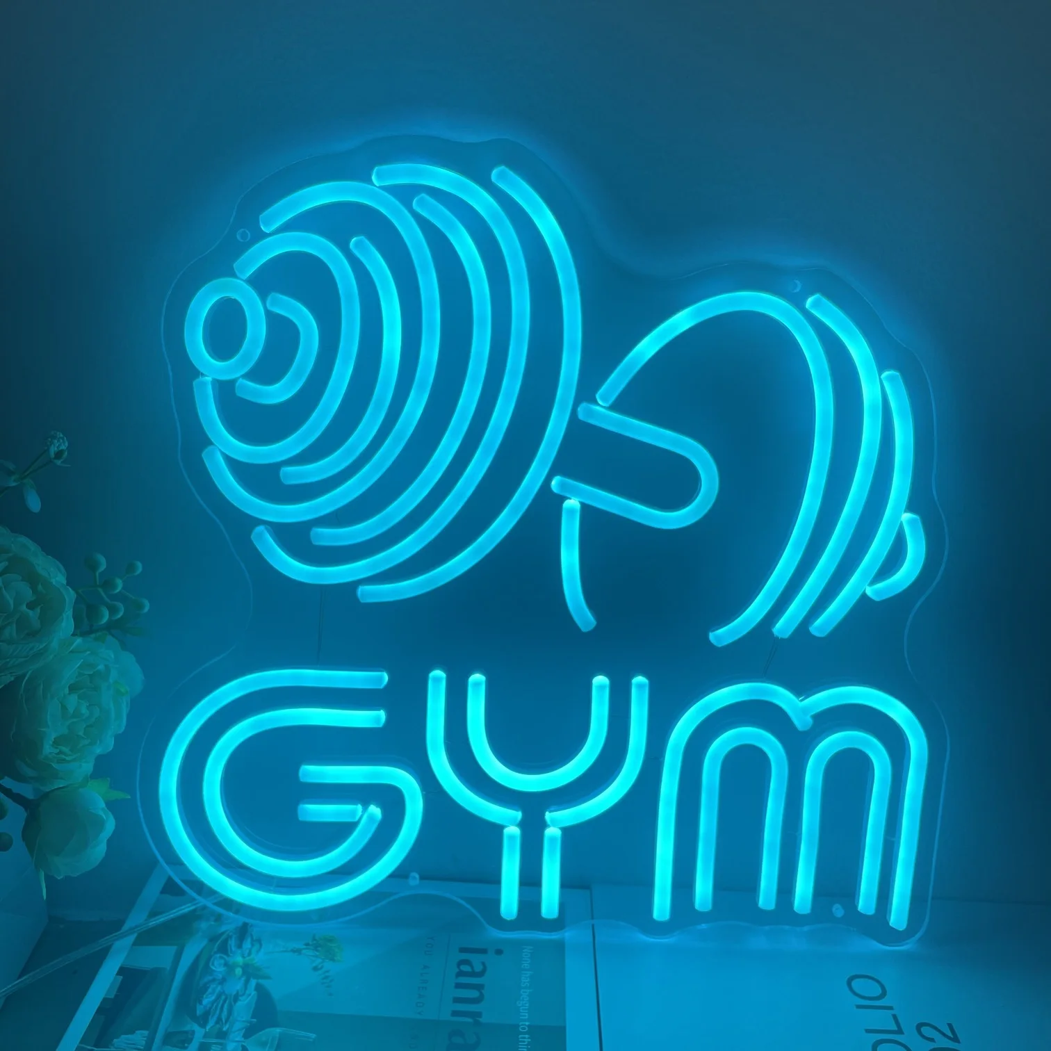 Неоновая вывеска Настенный декор для домашней комнаты тренажерного зала