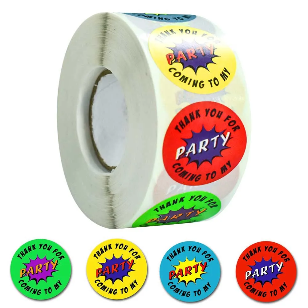 

Roll sealing stickers thank handmade crafts decorative stickers labels