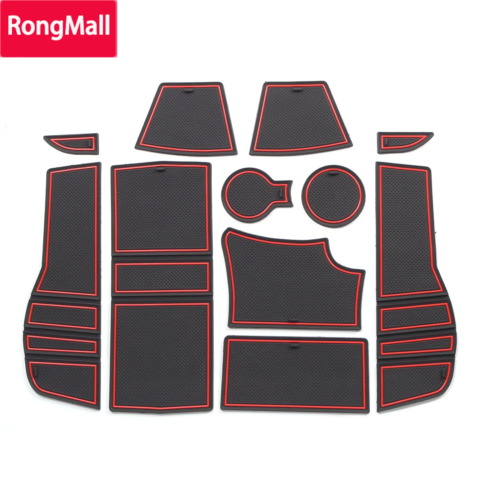 

Anti-Slip Gate Slot Cup Mat for Peugeot 2008 e-2008 GT Line 2019-2022 Door Groove Non-slip Pad Accessories Rubber Coaster