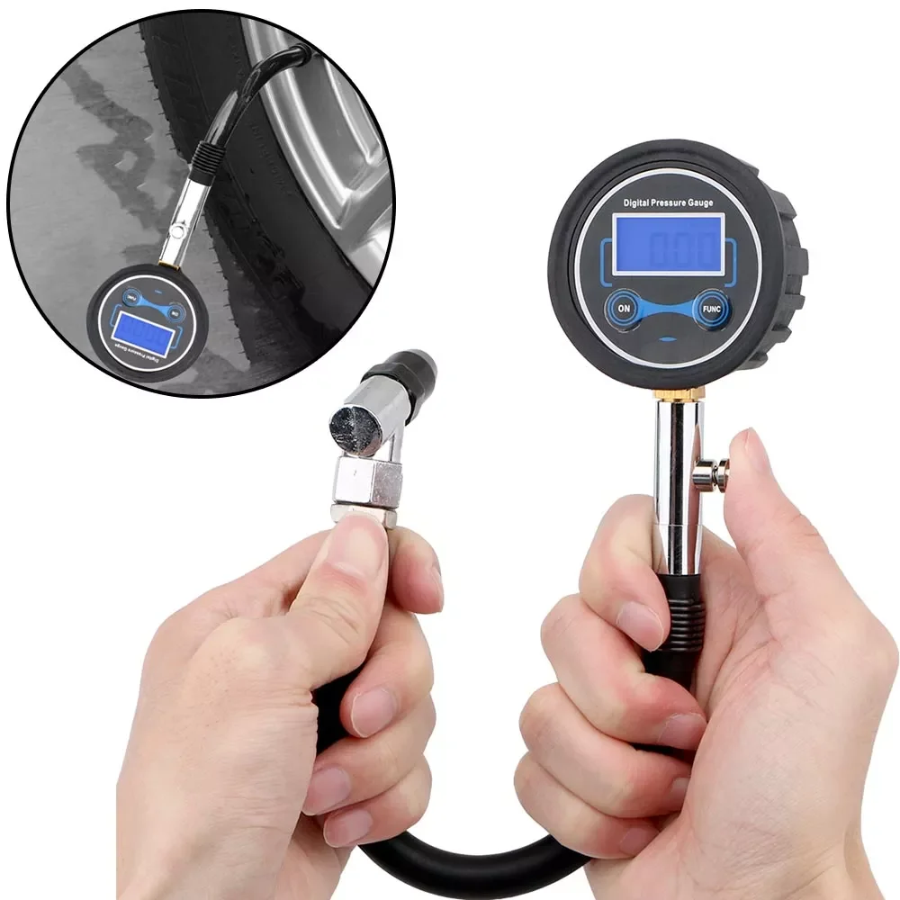 

Digital Tire Tester for Car Truck Vehicle Motorcycle LCD Display High Precision Auto Tire Pressure Gauge