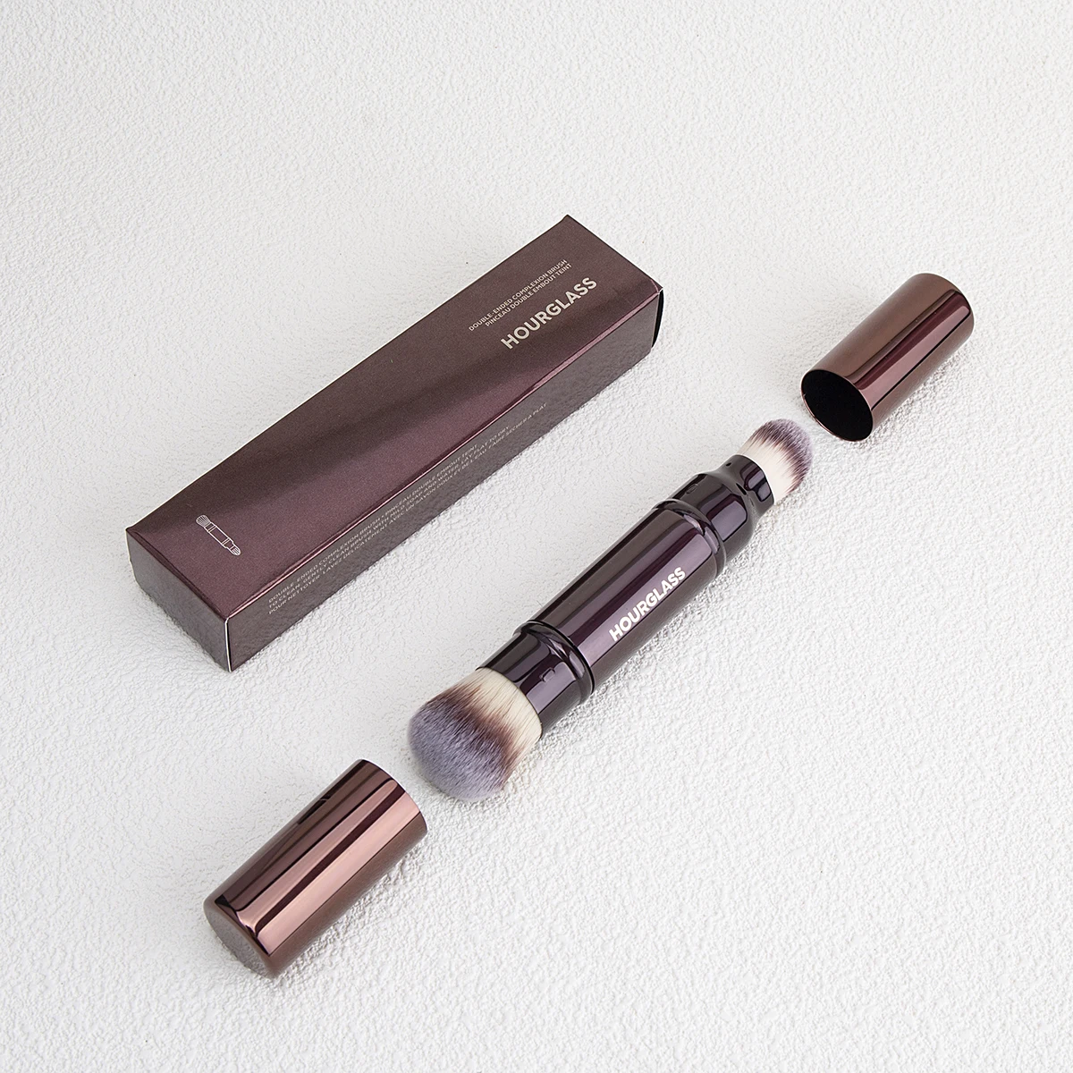 

Hourglass Double-ended Complexion Brush Cream Bronzer Foundation Concealer Buffing Makeup Brush Liquid Cream Powder Makeup Tool