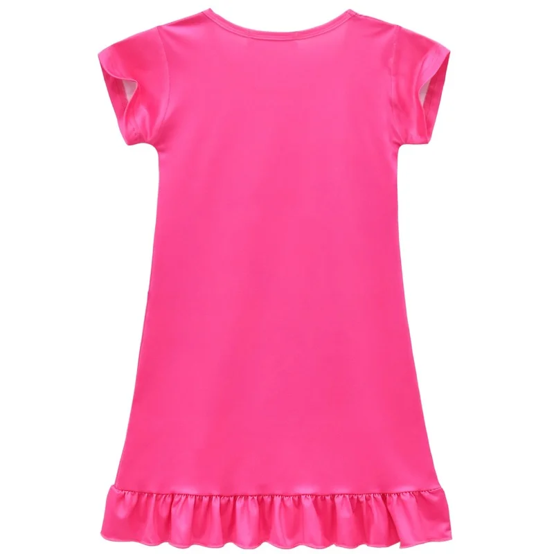 Детские платья для девочек с героями мультфильмов летнее платье изображением