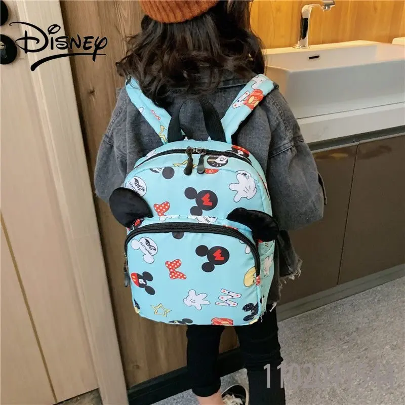 Disney Children's Schoolbag for Kids Kindergarten Middle and Primary Class 2-5 Year Old Baby Cute Cartoon Backpack Girl
