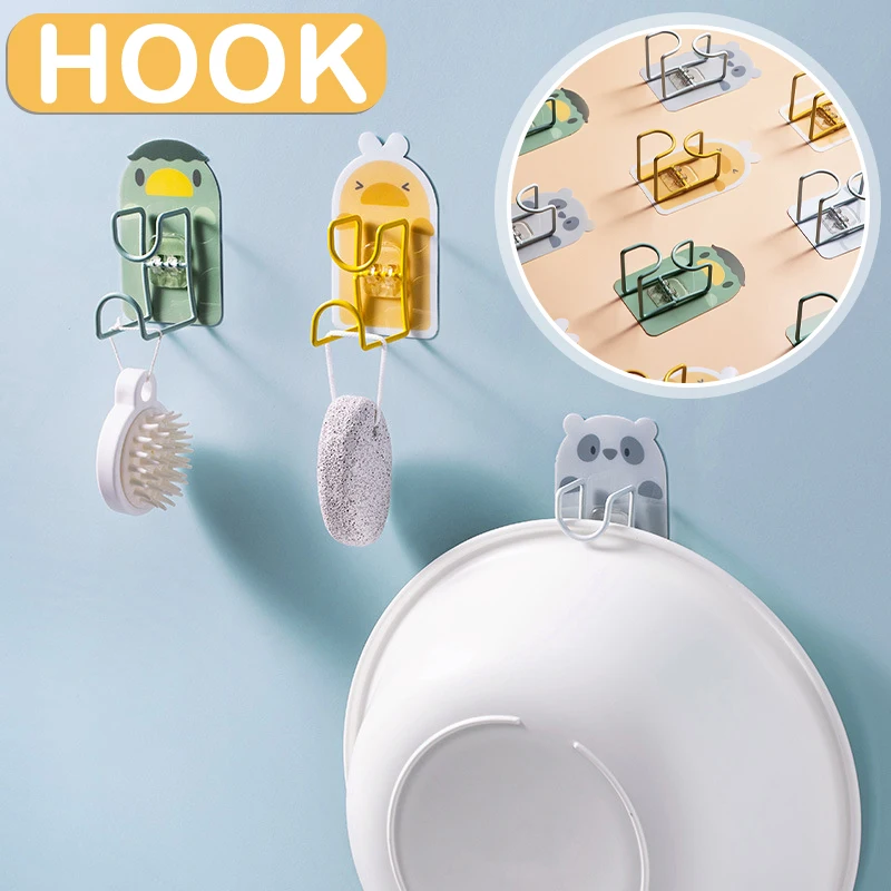 

Multifunctional Washbasin Hook Punch-Free Wall-Mounted Towel Storage Hook for Bathroom Bedroom Kitchen Holder Bathroom Hooks