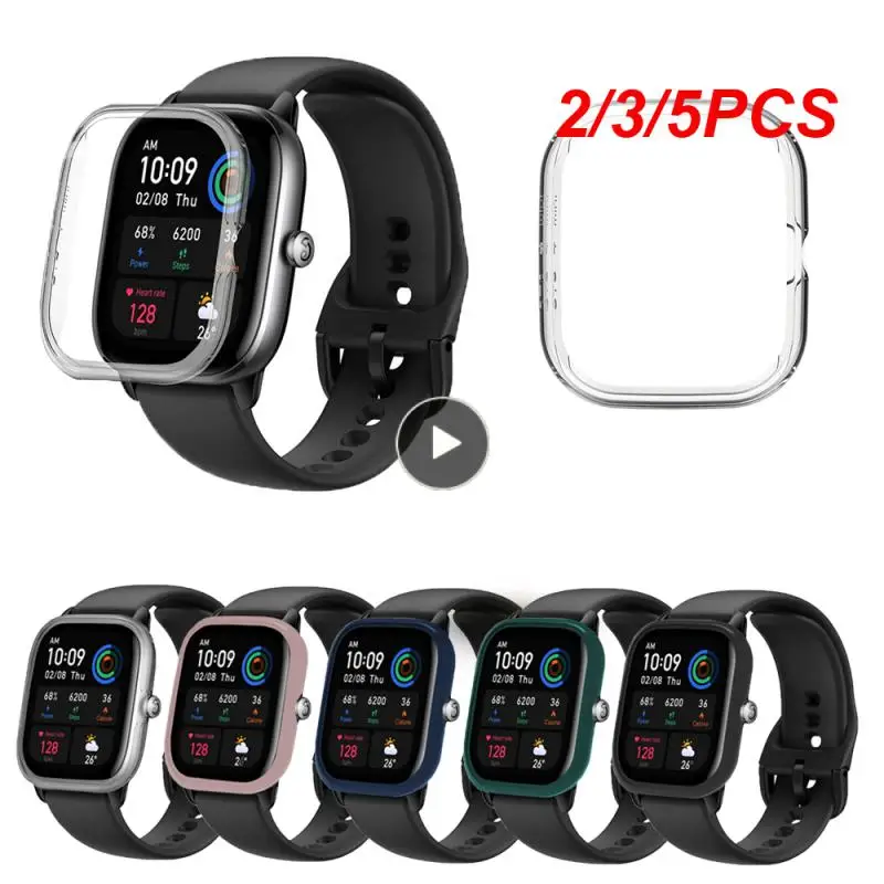 

2/3/5PCS Case For Amazfit Gts 4 Mini Mini Cover Shell New Smart Watch Cover Bumper Screen Protector Watch Protective Case
