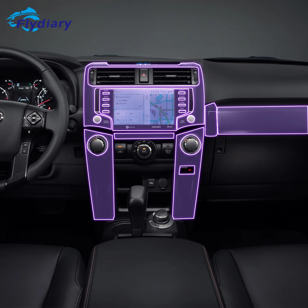 

For Toyota 4Runner 2020-2023 Car interior Center console transparent TPU Paint protective film Anti scratch sticker LCD screen