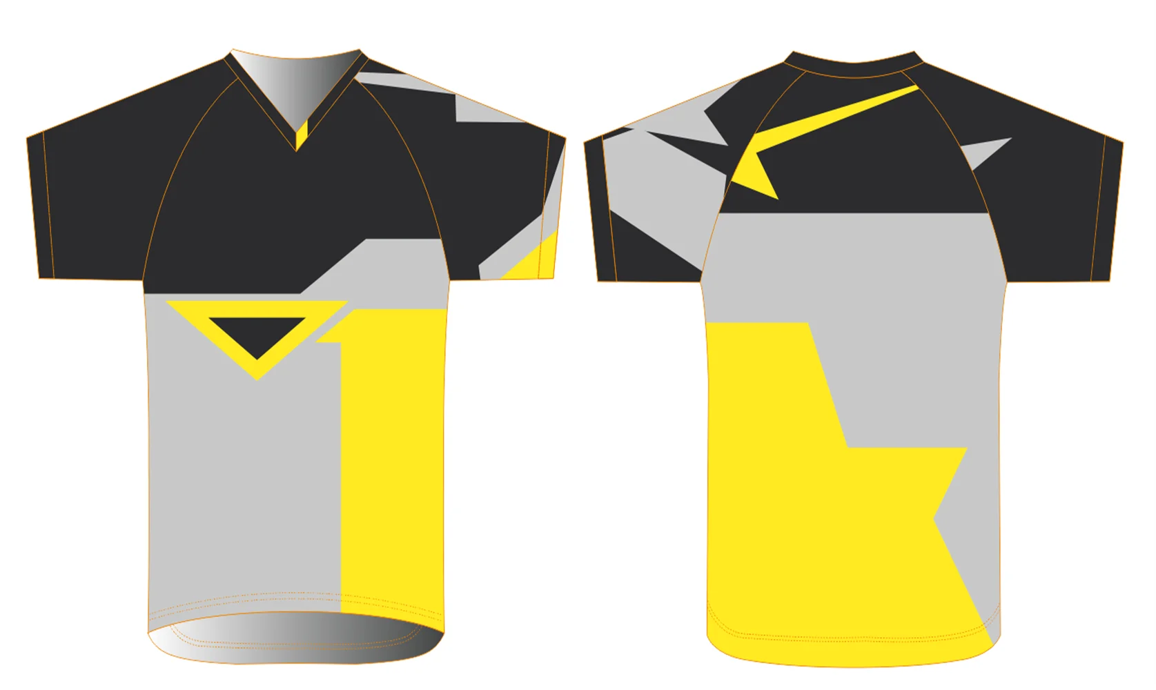 

Мужская футболка с коротким рукавом и V-образным вырезом