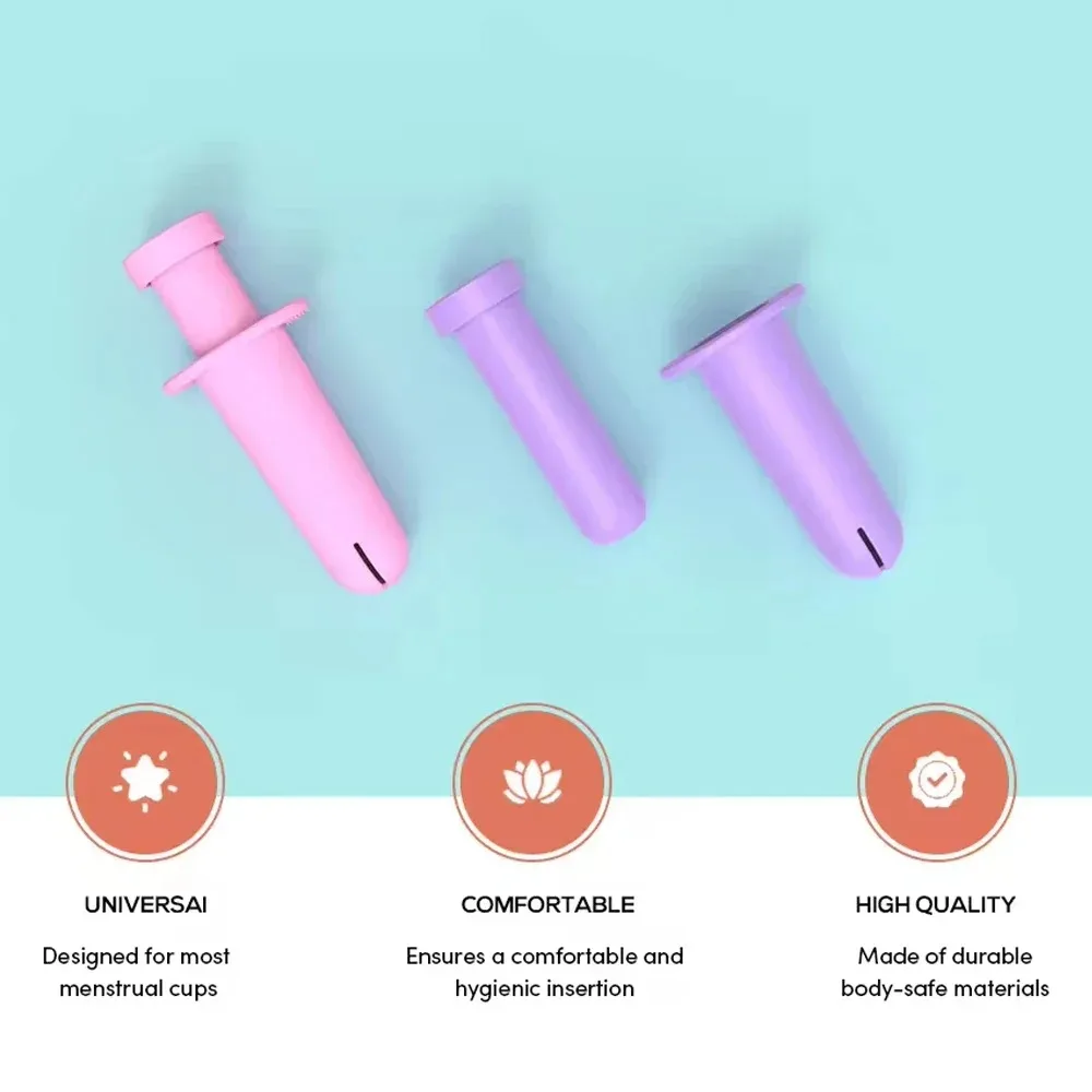 Инструмент-аппликатор для менструальных чашек легкой вставки Многоразовый