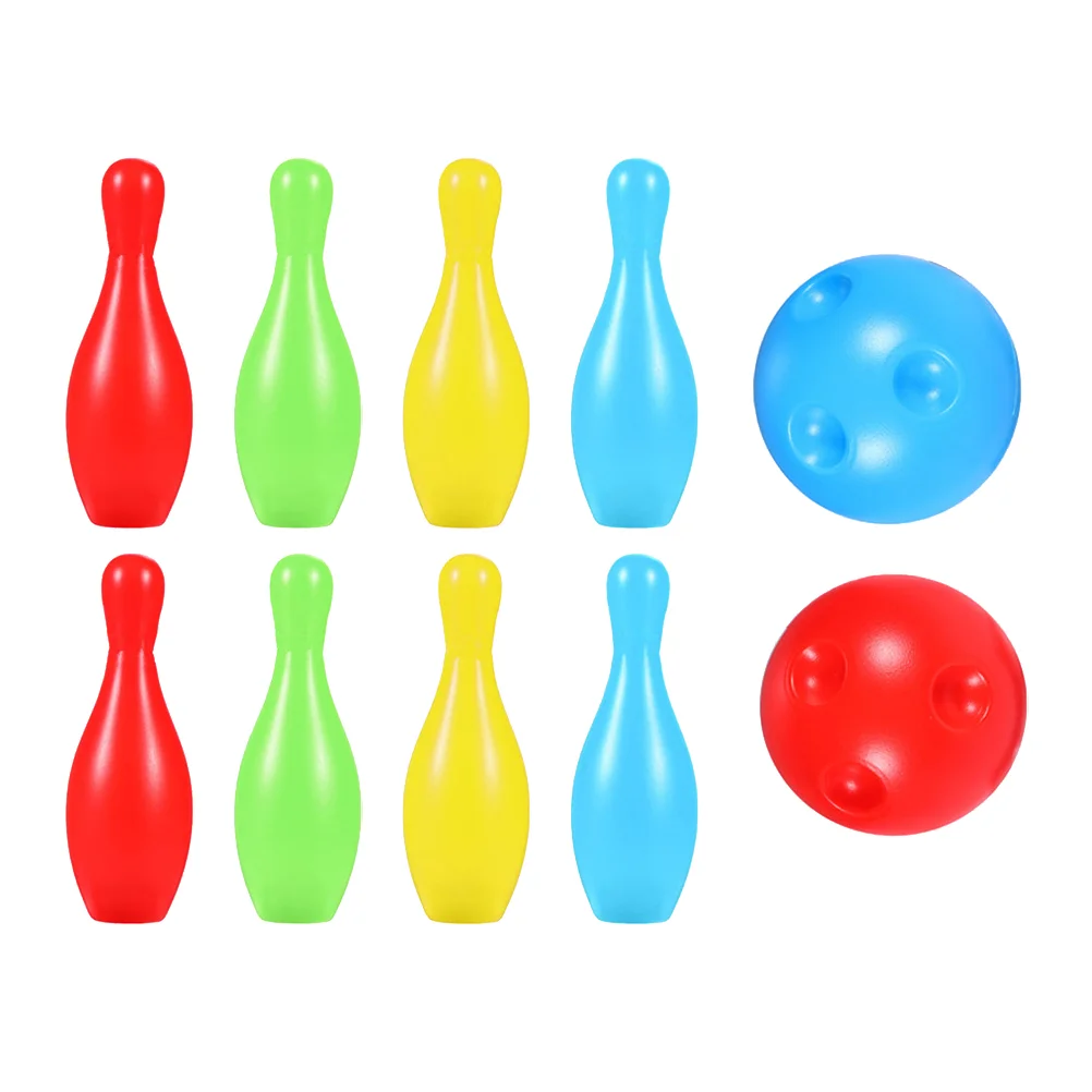

Bowling Kids Set Gameball Toysgames Lawnsports Indoor Toddler Fun Balls Play Mini Sets Child Playset Outdoor Kid Parent Party