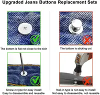 Пуговица джинсовая на резьбовом соединении#2