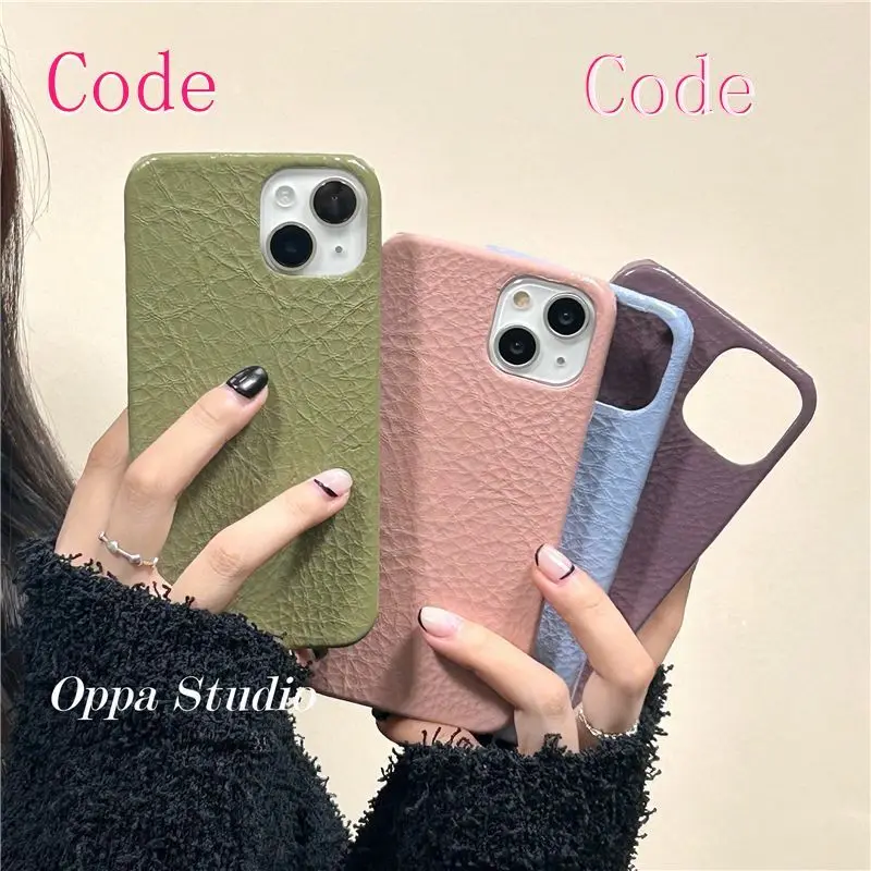 

Модный чехол для телефона ярких цветов для 14 Plus 13 ProMax 12 11 Pro Max Роскошный чехол для телефона классический коричневый черный кожаный чехол