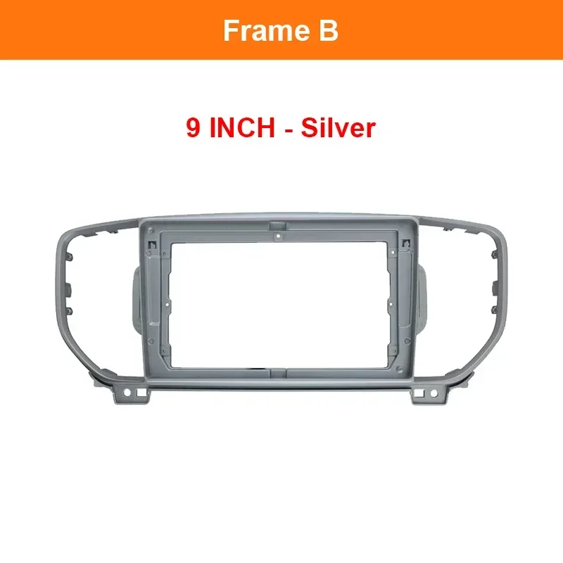 

9-дюймовая панель автомобильного радиоприемника для 2015-2018/2018+ KIA SPORTAGE/2015-2018 KX-5 Экран Dash Fit Комплект отделки приборной панели Рамка (2 цвета)