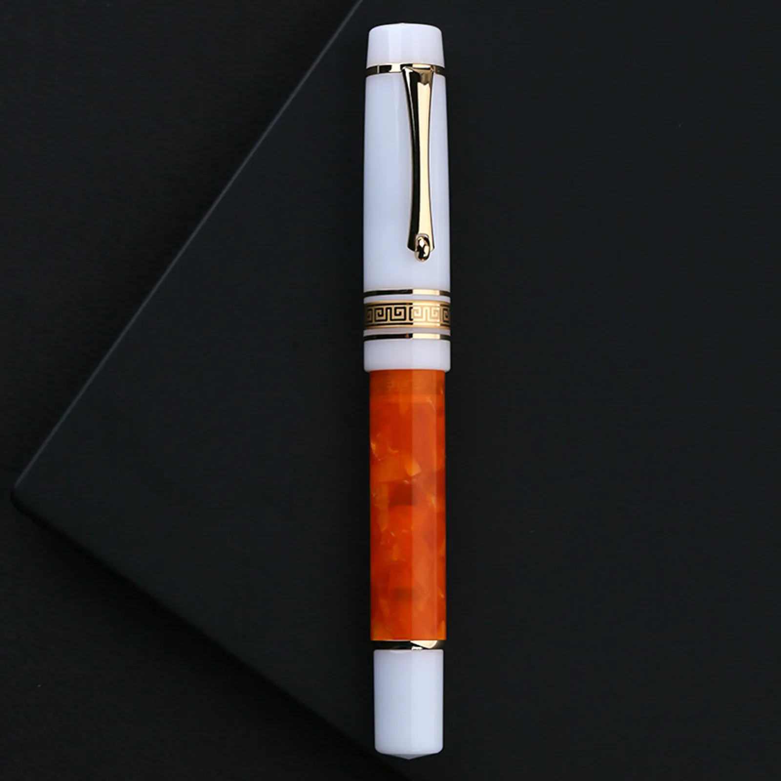 

Перьевая ручка MAJOHN M400 серебристая EF/F