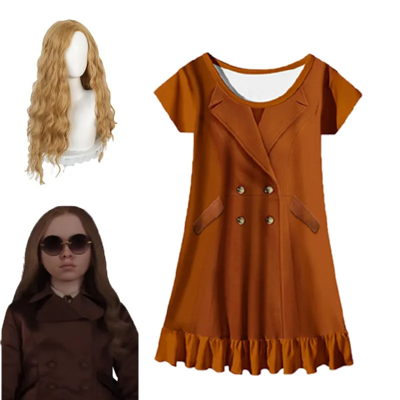 

Костюм для косплея M3GAN для детей, платье Меган, кукла-робот, платье M3GAN, полный комплект одежды для искусственных животных, Хэллоуин