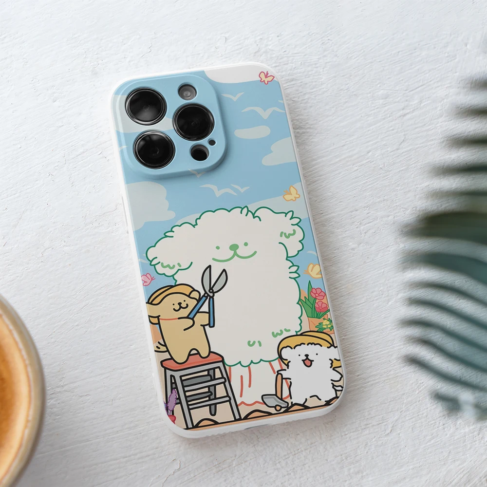 Чехол для телефона с изображением супер милого щенка IPhone 15 14 13 Pro Max