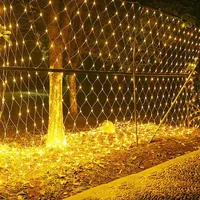 Large 10X8M 2000LED Net String Light Outdoor Christmas Mesh Light Garland For Wedding Party Holiday Commercial Mall Square Decor