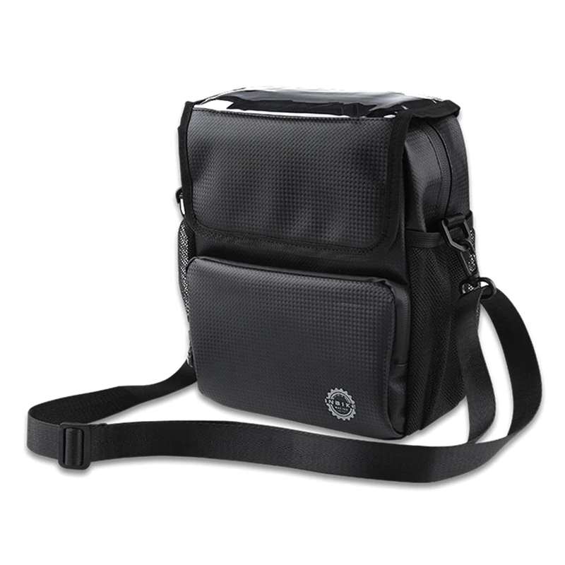 

INBIKE Bike Handlebar Bag Contact Screen Phone Bag Big Capacity Handlebar Horizontal Bag Bike Front Frame Trunk Pannier