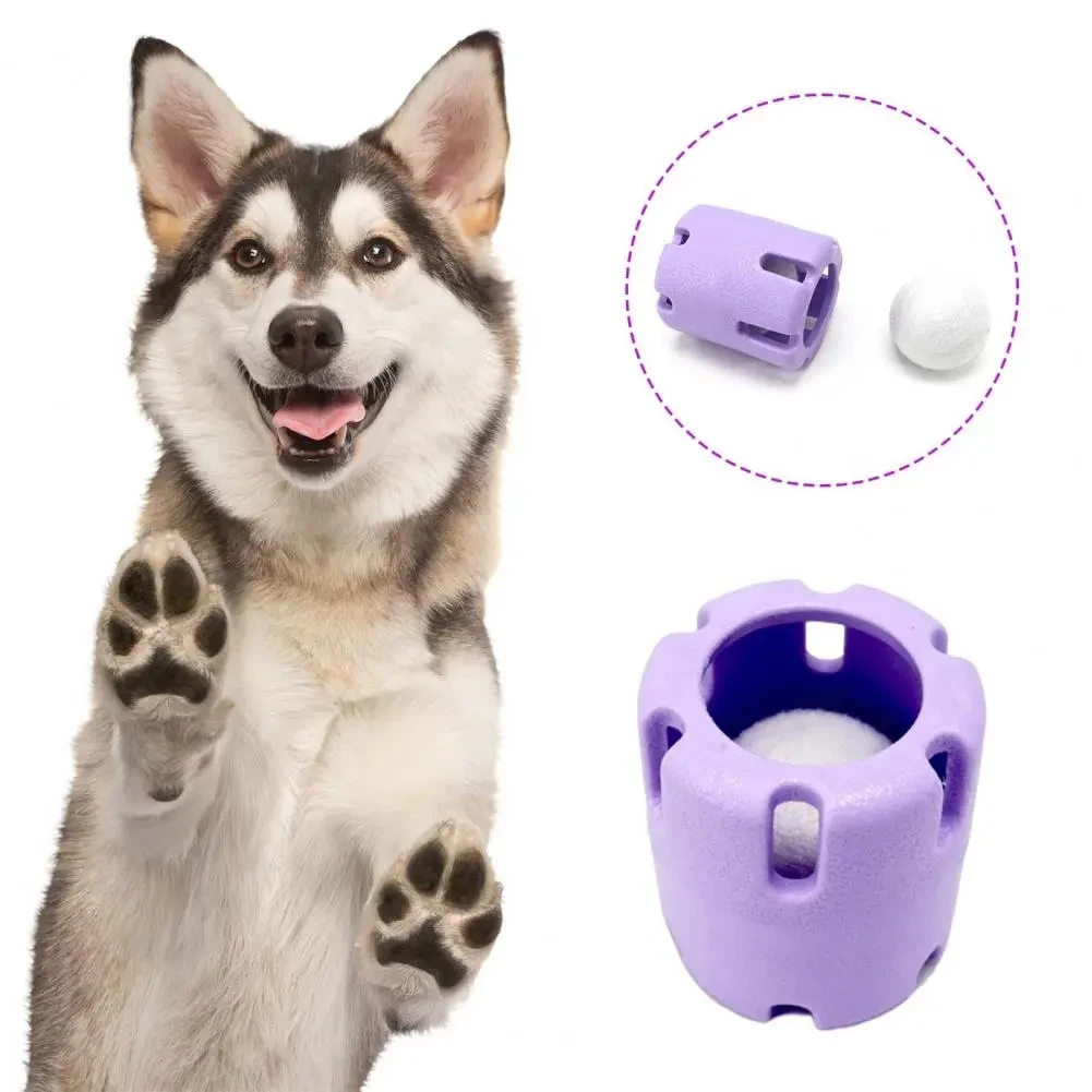 

Dogs Tennis Cleaning Chewing Training Ball Rubber Dog Toy Bite Resistant Dog Puzzle Ball Toy Interactive Chew Toys Pet Products