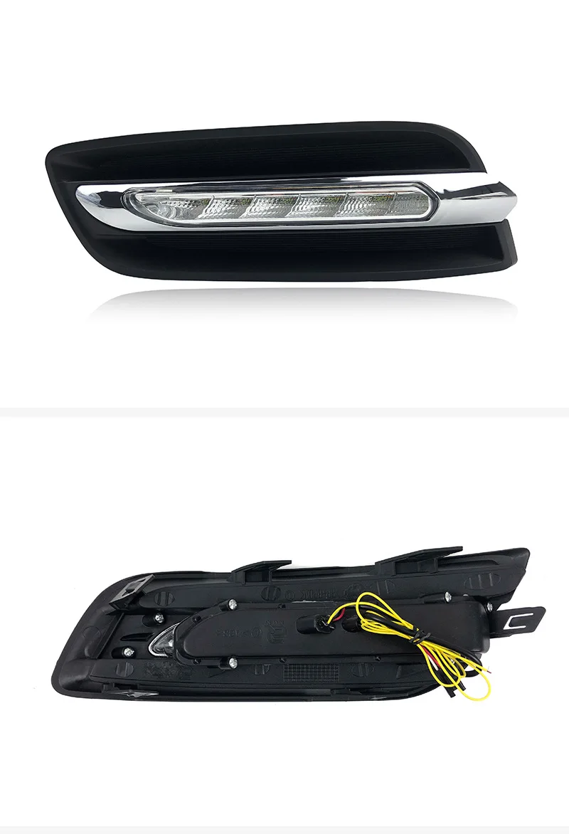 Фото Для Nissan Teana Altima 2011 2012, светодиодные дневные ходовые огни, передний бампер, противотуманные фары, крышка DRL, динамические поворотные сигнальные фары дальнего света №5