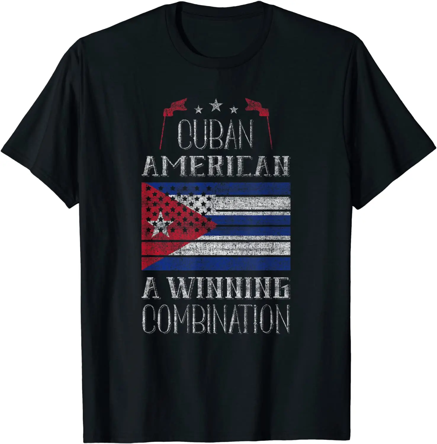 

Cuban American, A Winning Combination - Cuba Pride T-Shirt