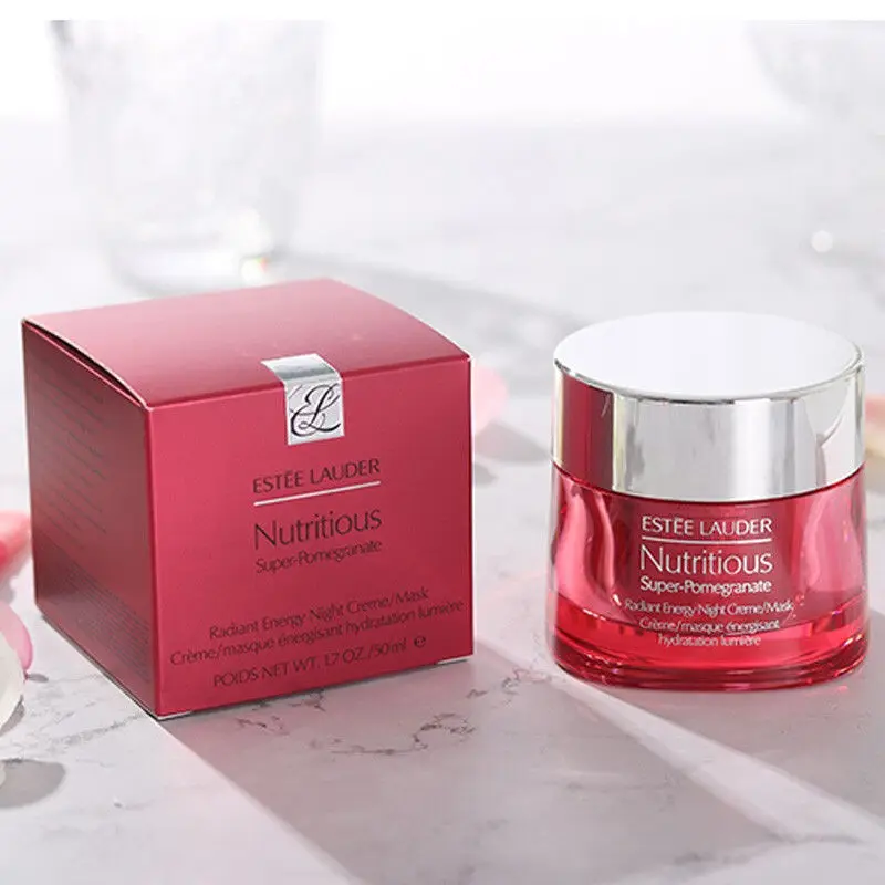 Фото Estee Lauder красный гранатовый дневной крем 50 мл + ночной крем 50 мл набор №3