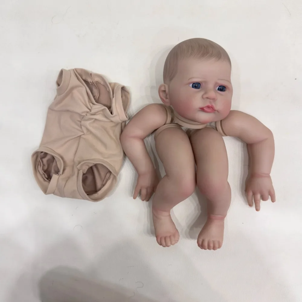 Набор кукол-реборн 19 дюймов необработанная кукла-реборн с 3D рисунком волосами