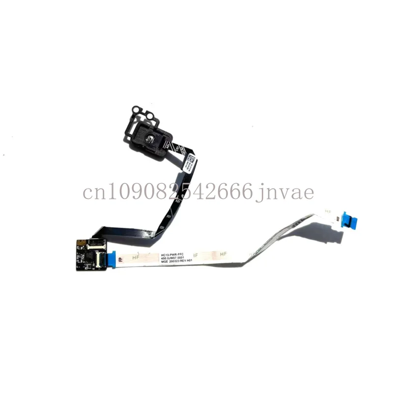 Новый кабель модуля отпечатков пальцев кнопки питания для Dell In-spiron 7300 7306 черный