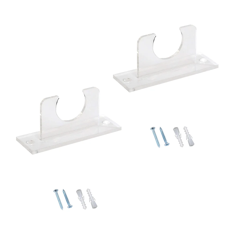 

2 Pcs Acrylic Baseball Bat Holders Wall Softball Brackets Baseball Bat Stands