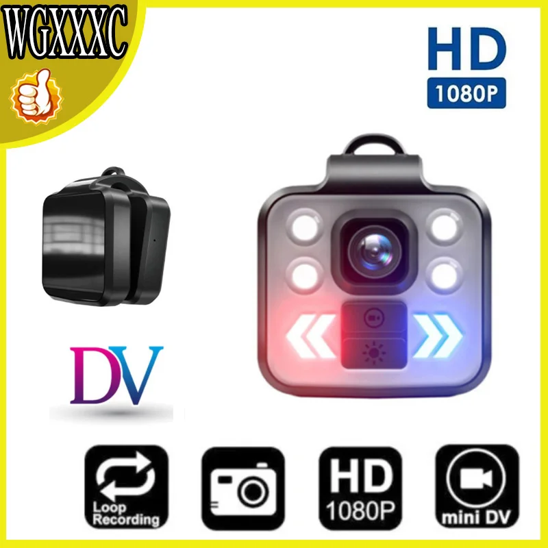 

Портативная Цифровая видеокамера HD 1080P, портативная цифровая видеокамера с ночным видением, DV/DVR, умный дом, система видеонаблюдения, аудиорегистратор