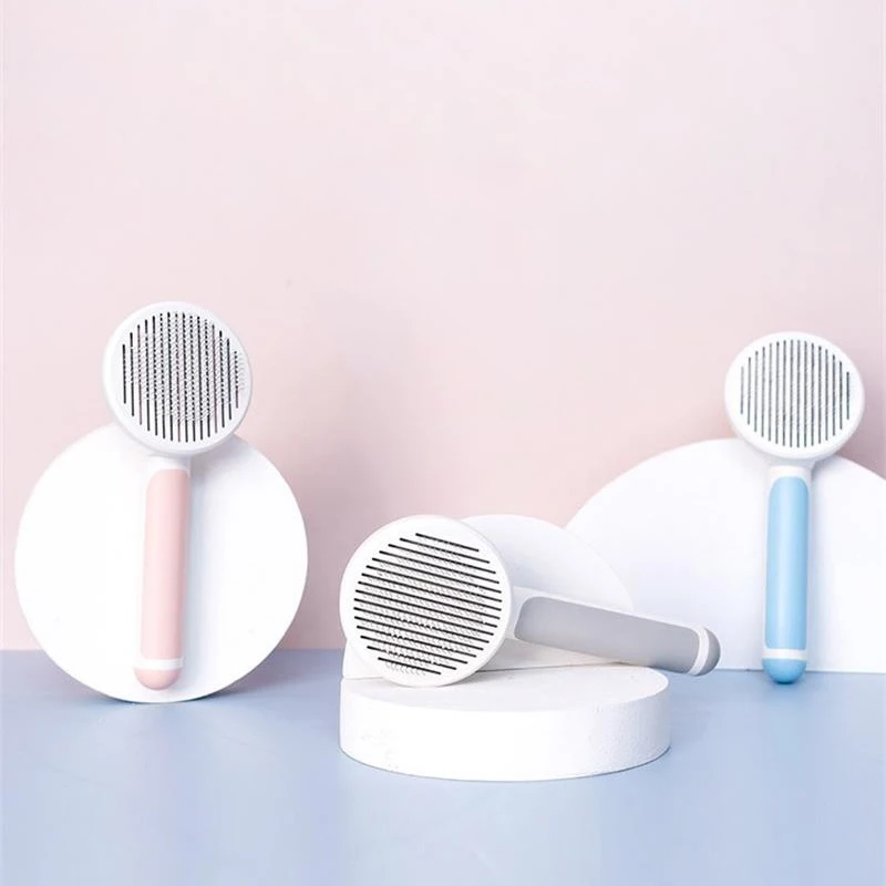 

Pet cat brush dog comb hair removal pet hair comb self-cleaning shaving comb cat and dog comb beauty cleaning products