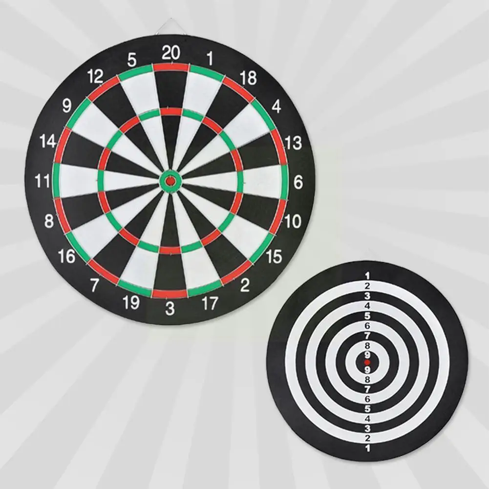 

Новинка 17-дюймовая двухсторонняя Дротика Доска подвесная Дротика Bullseye доска для взрослых Дротика игрушки 6 детская мишень дротика для игры ...