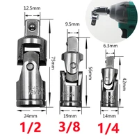 14 38 12 universal joint set ratchet angle extension bar socket adapter manual and pneumatic bendable adapter socket tool