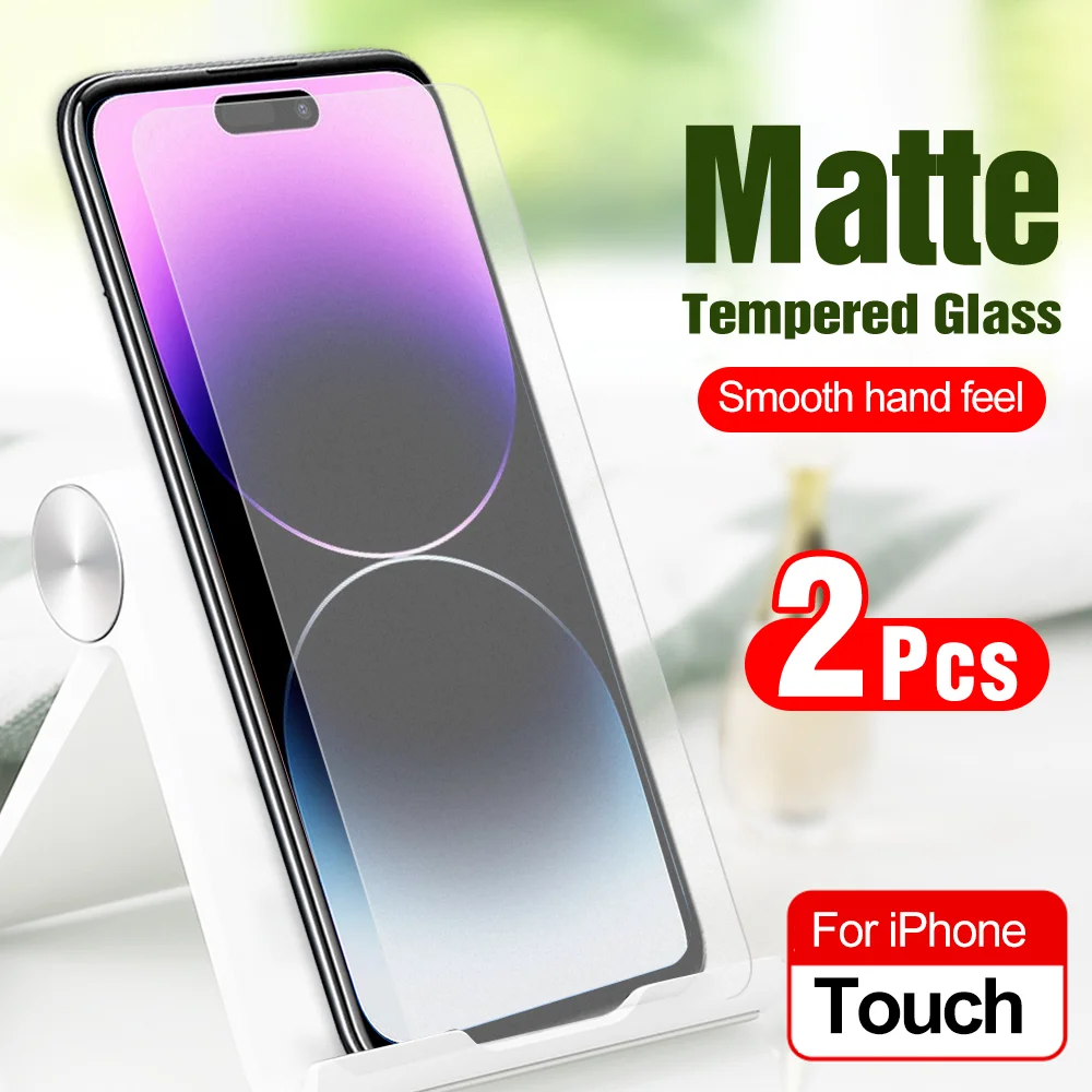 

Матовое закаленное стекло для iPhone 14 Pro Max, Защитная пленка для экрана телефона iPhone14 Plus 14pro 14 plus 14promax, 2 шт.
