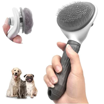 Pet Comb Stainless Steel Needle Comb Dog And Cat Hair Removal Floating Hair Cleaning Beauty Skin Care Pet Dog Cleaning Brush 1