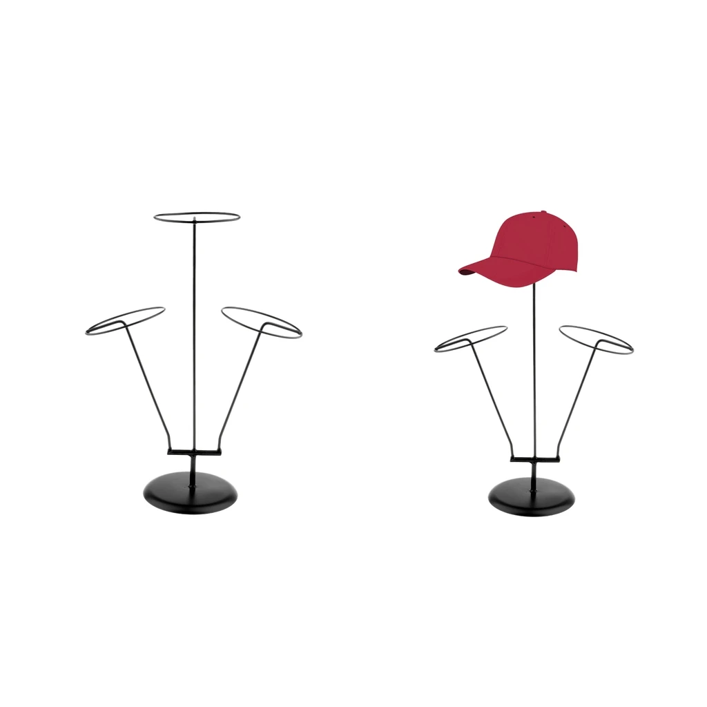 

2x Metal Hat Storage DisplayWholesale Rack Holder