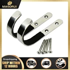 1 пара, настенные вешалки для ружья, из полированной нержавеющей стали