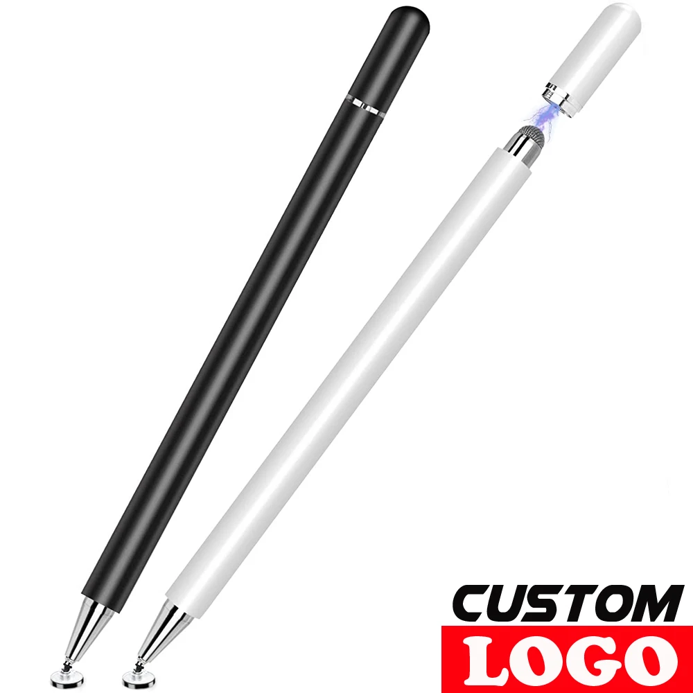 

Disc Universal Stylus Magnetic Pen For Apple iPhone Ipad Android Microsoft All Capacitive Touch Screens Custom Logo Advertising