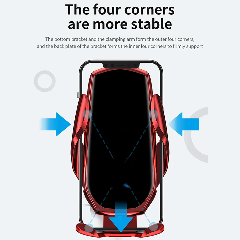 

Universal Gravity Car Holder for Phone Air Vent Clip Mount Stand Smartphone GPS Support For IPhone 13