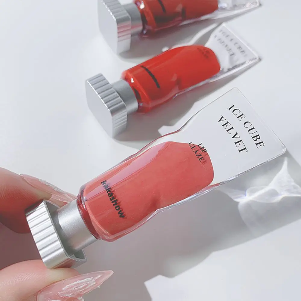 6 цветов модный матовый блеск для губ бархатная Сексуальная Красная жидкая