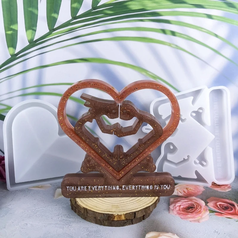 Набор из 2 предметов силиконовых форм для создания романтических украшений в