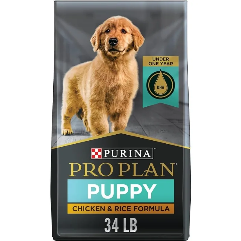 

High Protein Dry Puppy Food, Chicken and Rice Formula - 34 lb. Bag