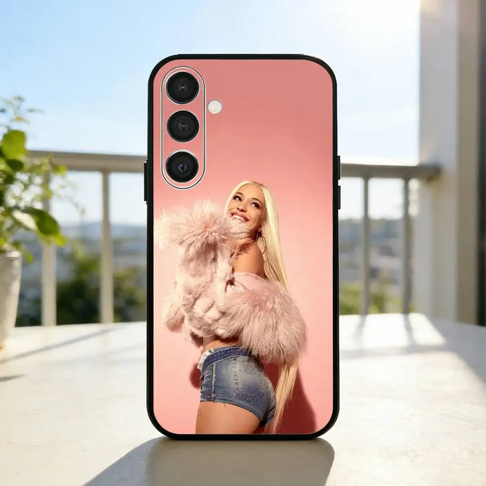 Фото Чехол для телефона Singer B-Bad G-Gyal Da Me для Samsung A73,72,71,53,52,51,22,91,80, мягкий черный чехол №4