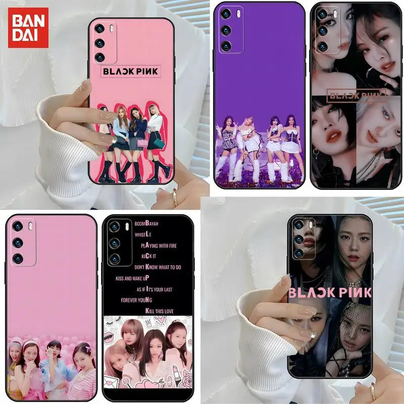 

BANDAI Kpop-BLACKPINKs-Girls Phone Case For Huawei P 40 30 20 10 Plus Lite Psmart 2019 2020 Y5 Prime 2018 Y5 Y6 Y5II Y6P Y8S Y8P