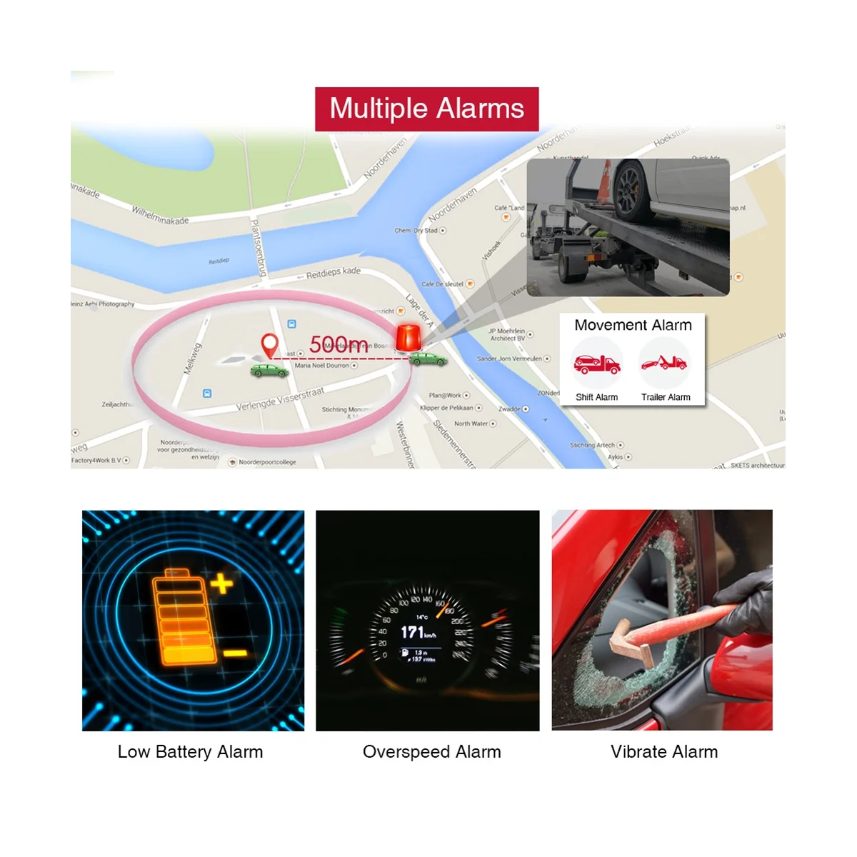 Автомобильный GPS-трекер TK915 GPS-локатор 10000 мАч водонепроницаемый IP65 для автомобиля