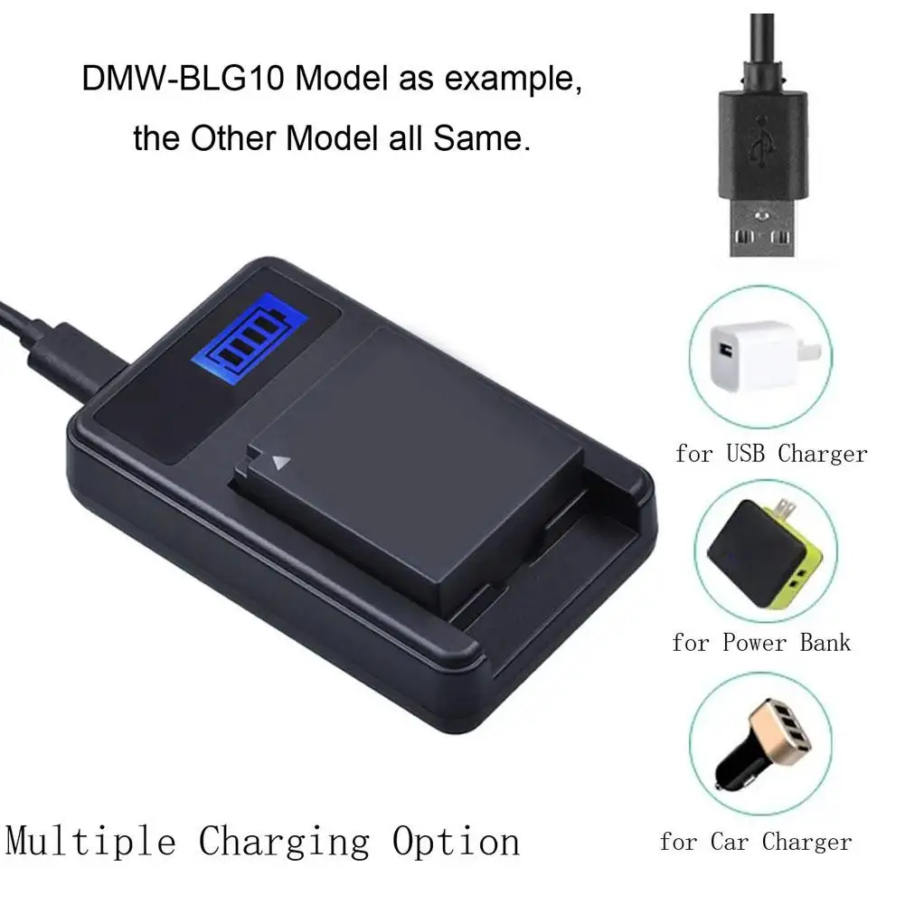 Зарядное устройство для аккумулятора LP-E5/E6/E8/E10 умное зарядное типа C