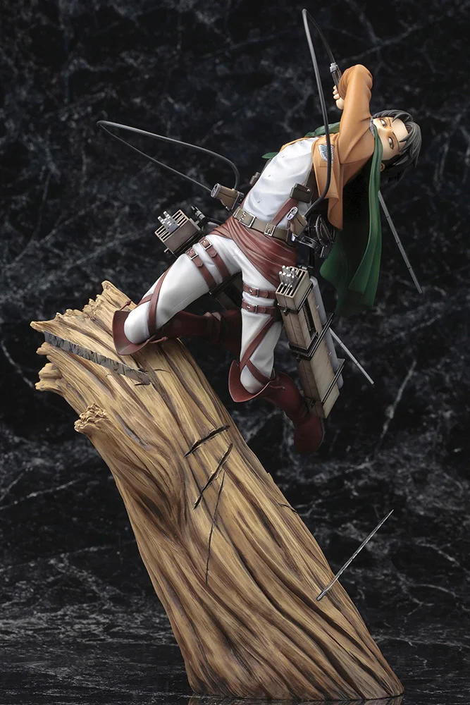 KOTOBUKIYA ARTFXJ атака на Титанов Levi Ackerman официальная аутентичная фигурка Модель Аниме подарок Коллекционная модель игрушки подарок на Хэллоуин (art.: 3920beada2813) - 3920beada2813
